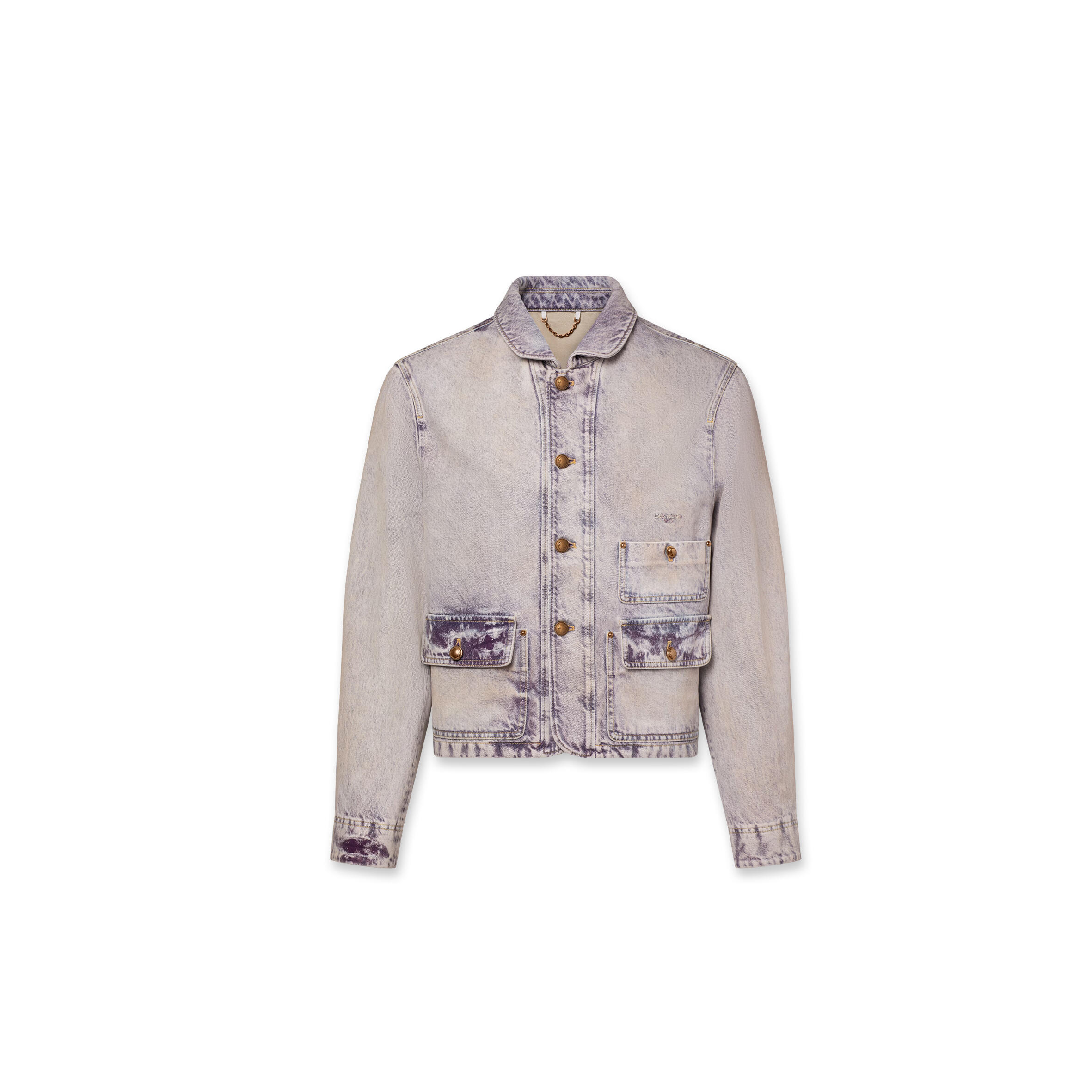 LOUIS VUITTON DISTRESSED WORKWEAR STYLE JACKET 1AJUGU
